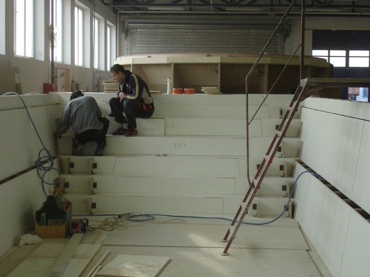 Building the model: the staircase
