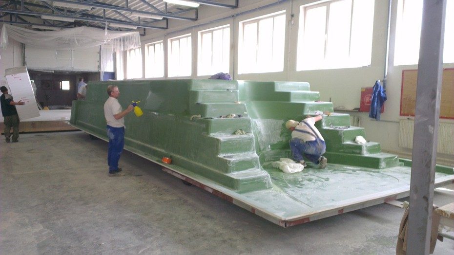 Finishing the mould